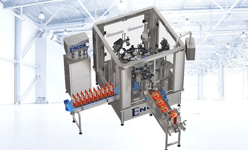 Encore Monoblock Pouch Filling Machine Shemesh Automation