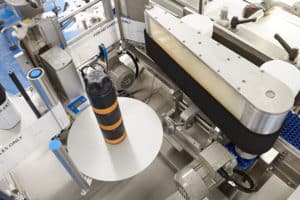 The LWA Universal Wraparound Labelling Machine by Shemesh Automation