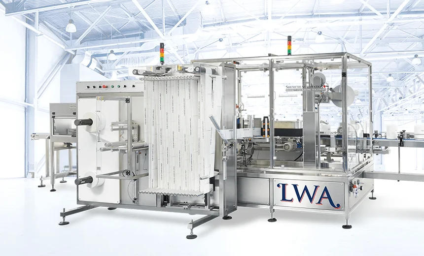 LWA Universal Wraparound Labelling Machine Shemesh Automation