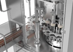 Inside the ASTERRA CAM Designed Rotary Piston Liquid Filler