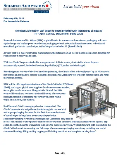 Shemesh at INDEX 2017